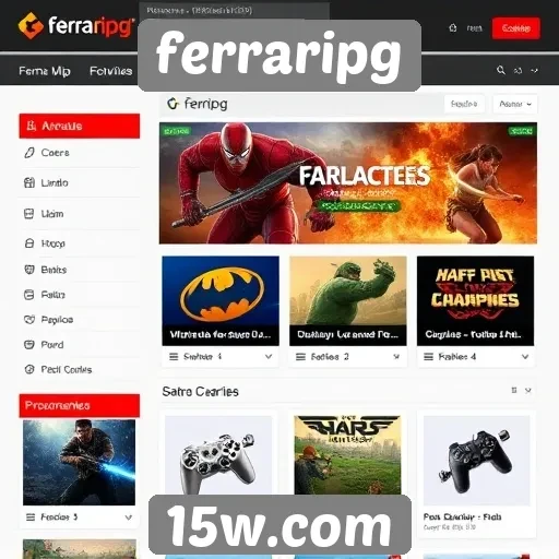 Novas funcionalidades no site de jogos ferraripg